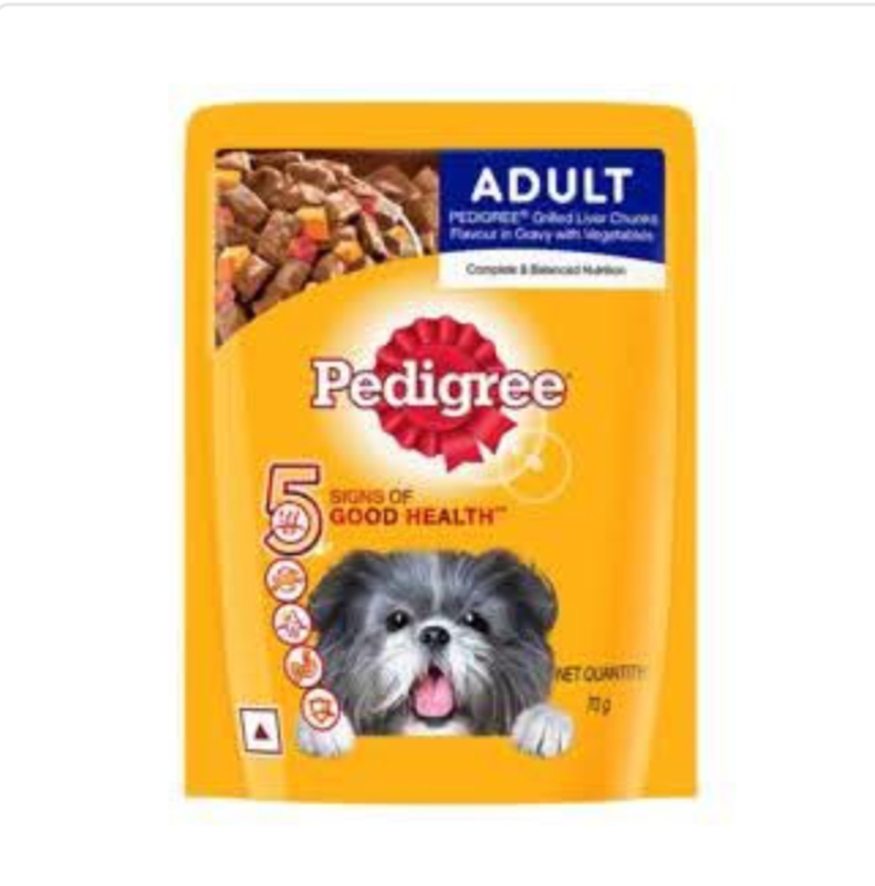 Pedigree Ad.Gravy.70gm MRP.50